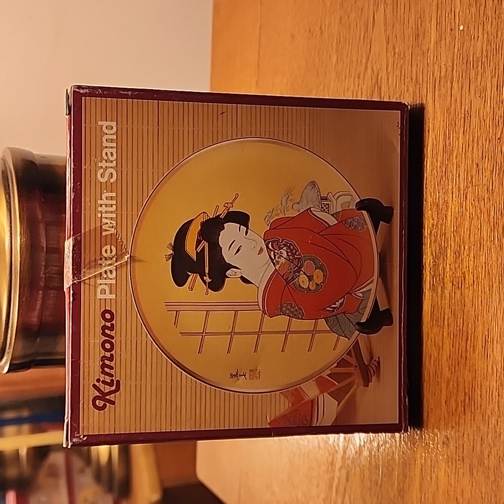 Vintage Geisha Plate